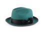 Steven Land Men's 100% Wool Fedora Hat - Feather Bow