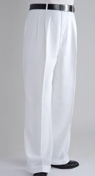 Daniel Ellissa Men's Outlet Wide Leg Pants - Boxed Pleated