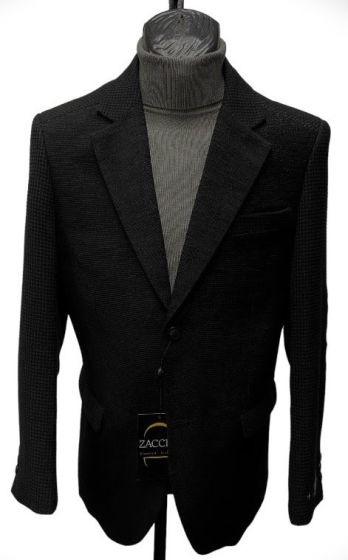 Zacchi Men’s Navy Micro Suede Sport Coat