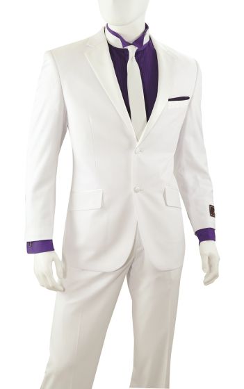 Vittorio St. Angelo Men's 2 Piece Outlet Tuxedo - Classic Fit Jacket