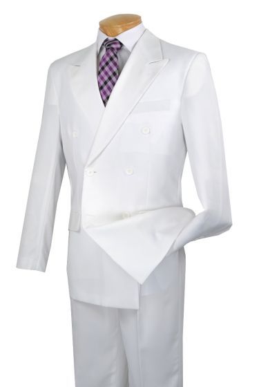 Vinci Men's 2 Piece Executive Suit - Stylish Double Breasted