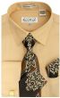 Karl Knox Men's French Cuff Shirt Set - Pinstripe Shirt