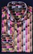 Fuchsia Button Down Shirts Spread Collar