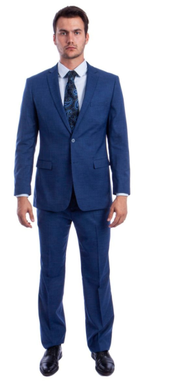 Apollo King Men's 2pc Executive Outlet Suit - 100% Linen