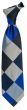 Karl Knox Classic Printed Tie - Quad Color Checker