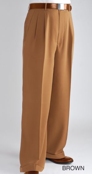 Daniel Ellissa Men s Wide Leg Pants Double Pleated