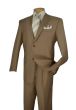 CCO Men's 2 Piece Wool Feel Outlet Executive Suit - Pure Solid