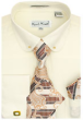 Karl Knox Men's French Cuff Shirt Set - Exotic Stripe Patterns