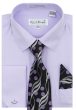 Karl Knox Men's French Cuff Shirt Set - Floral Dot