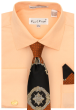 Karl Knox Men's French Cuff Shirt Set - Fashion Two Tone