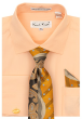 Karl Knox Men's French Cuff Shirt Set - Split Pattern