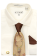 Karl Knox Men's French Cuff Shirt Set - Thorn Pattern
