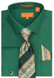Karl Knox Men's French Cuff Shirt Set - Vibrant Colors