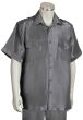 Canto Men's Outlet 2 Piece Short Sleeve Walking Suit - Shoulder Detail
