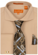 Karl Knox Men's French Cuff Shirt Set - Spread Collar