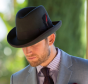 Black Hat Godfather Hat for Men Men's Wool Hats