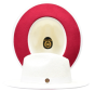 Bruno Capelo Men's Fedora Style Straw Hat - Red Bottom