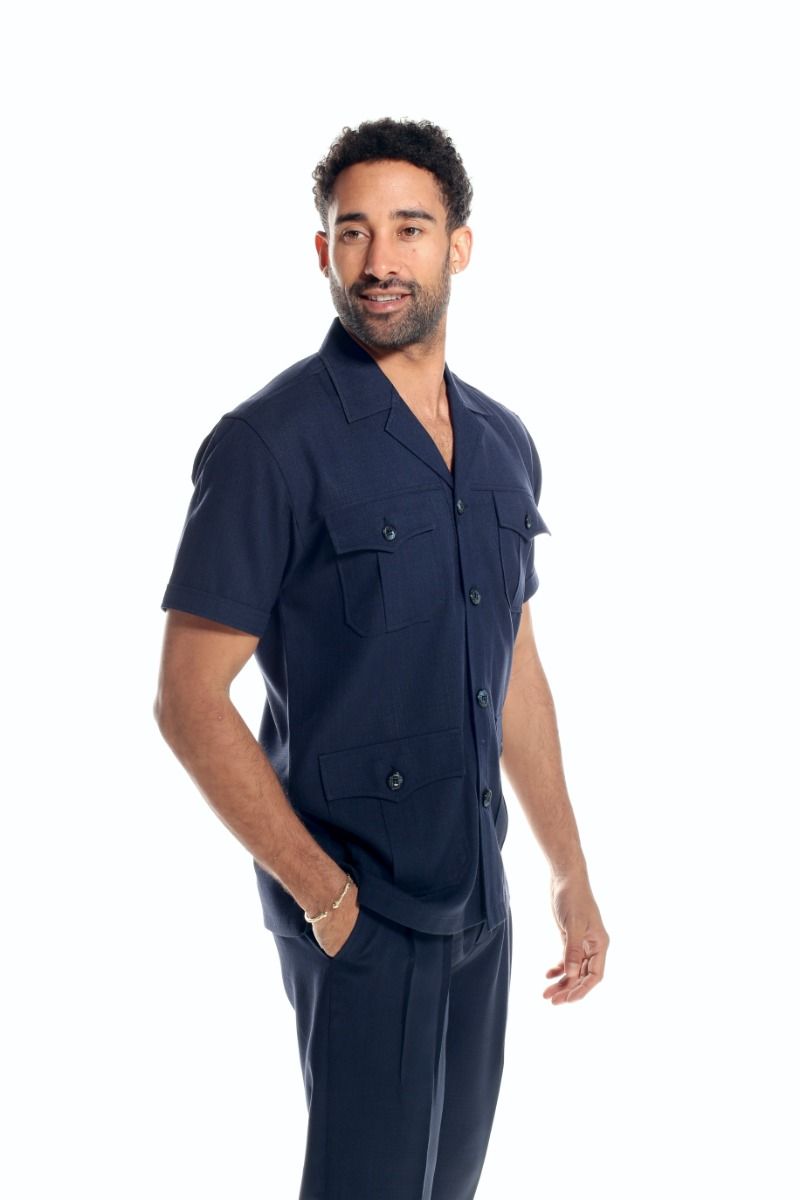 Stacy Adams Men's 2 Piece Walking Suit - Notched Collar