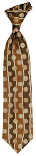 Karl Knox Classic Printed Tie - Polka Dots and Stripes