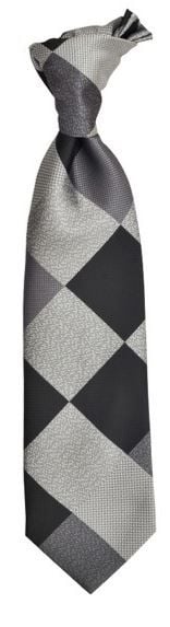 Karl Knox Classic Printed Tie - Quad Color Checker