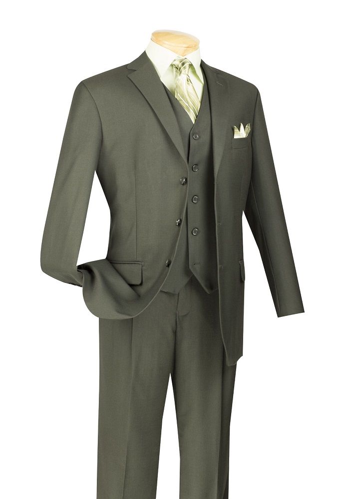 Vinci Men Suit 3PP-Mint Green
