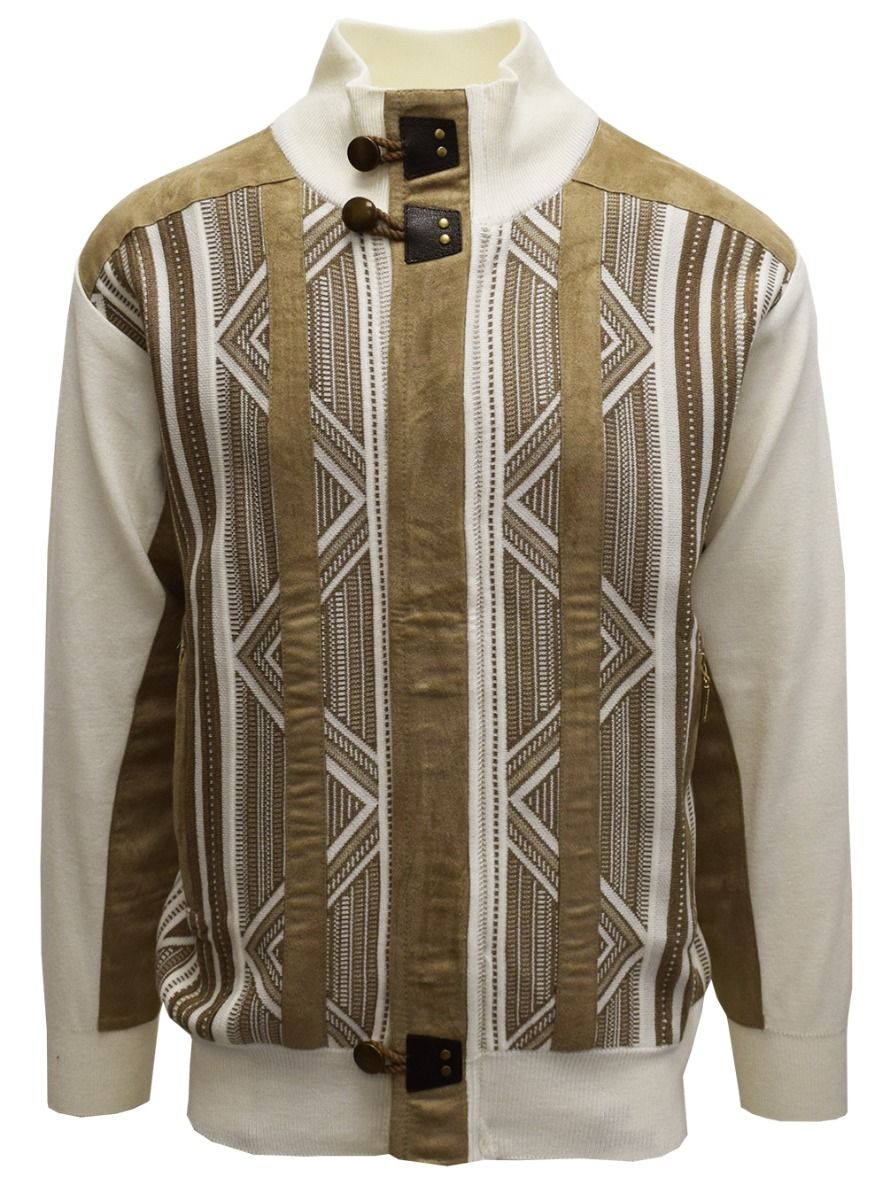 Silversilk Men's Sweater - Multi Stripe