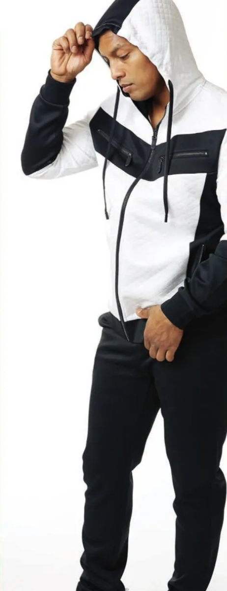 Stacy Adams Men's 2 Piece Athletic Walking Suit - Argyle Pattern