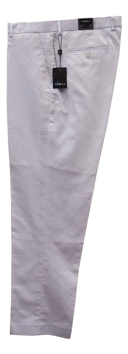 Silversilk Men's Flat Front Pants - 100% Linen