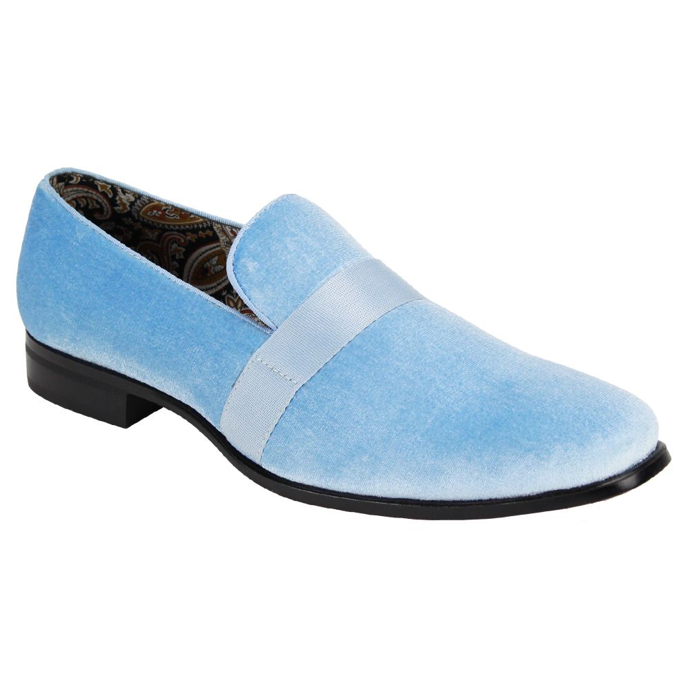 Velvet blue hot sale dress shoes