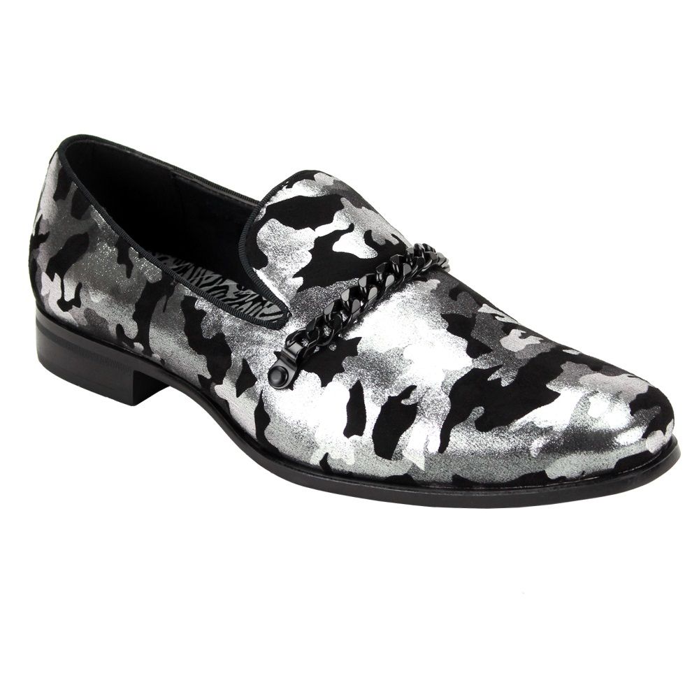 After Midnight Men's Fashion Dress Shoe - Shiny Camouflage