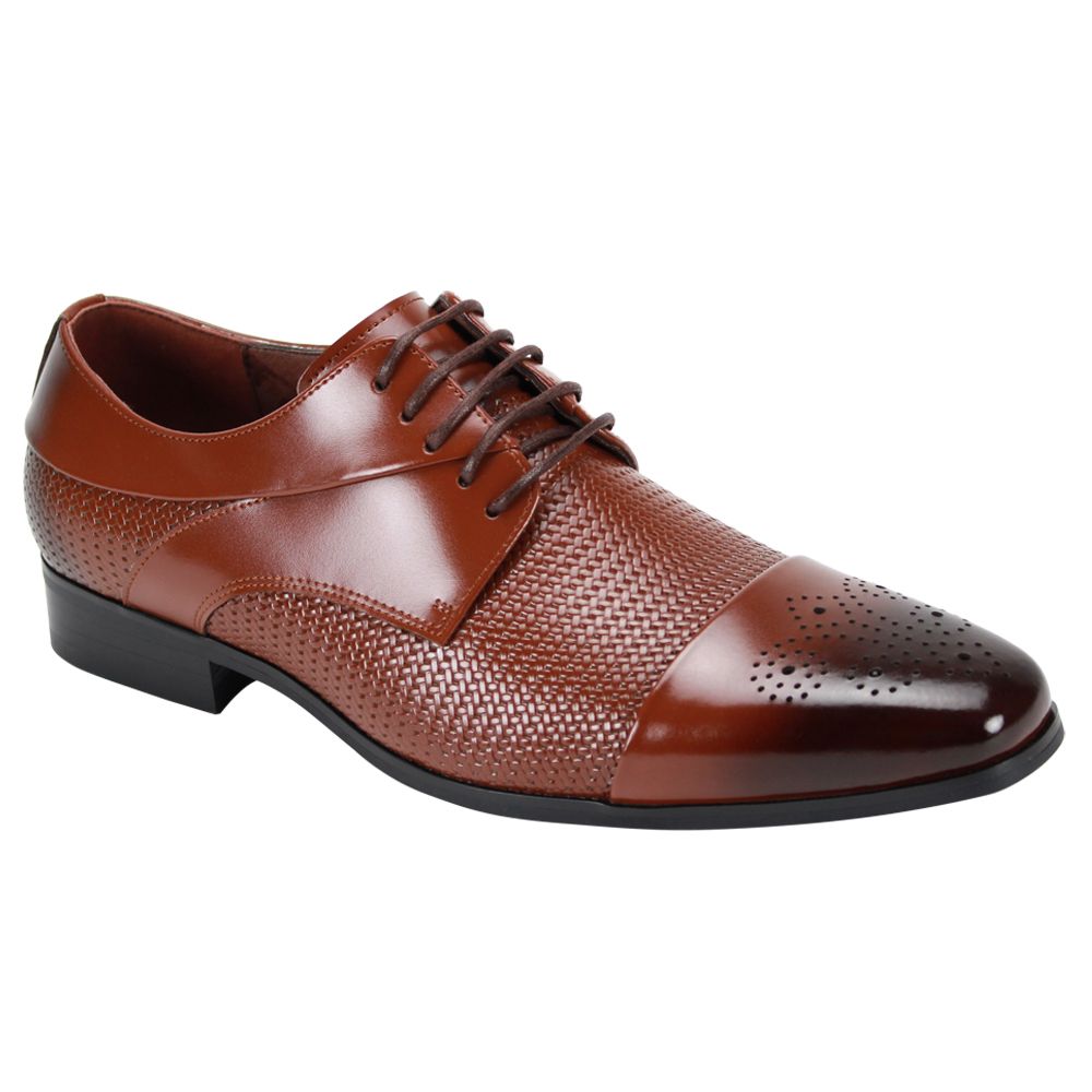 Vervolg Vooravond redden Giorgio Venturi Men's Leather Dress Shoe - Chain Link Texture