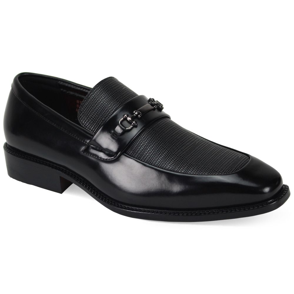 Casual Black Mens Synthetic Leather Loafer Shoes, Size: 6-9