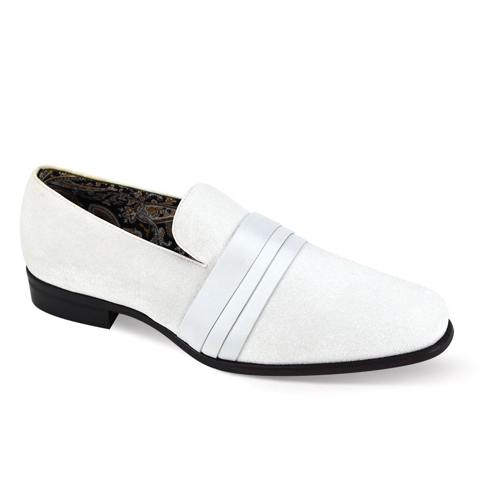Marco Velvet Rhinestone Smoker Slip-On Loafers by After Midnight main image 0