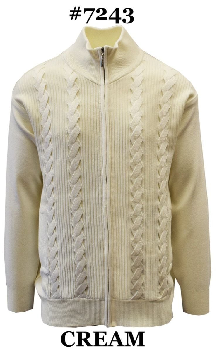 Silversilk Men's Sweater - Textured Patterns