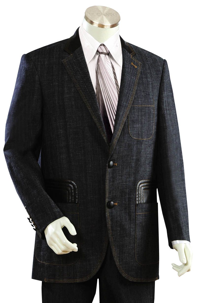 Mens fashion suits, Brown suits, Denim jeans men