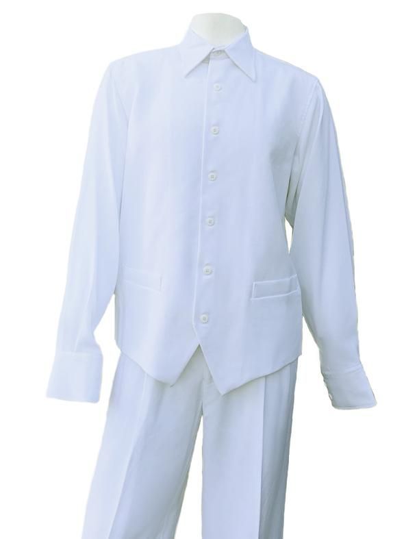 Canto Men's Outlet 2 Piece Long Sleeve Vest Set - Casual Urban Style