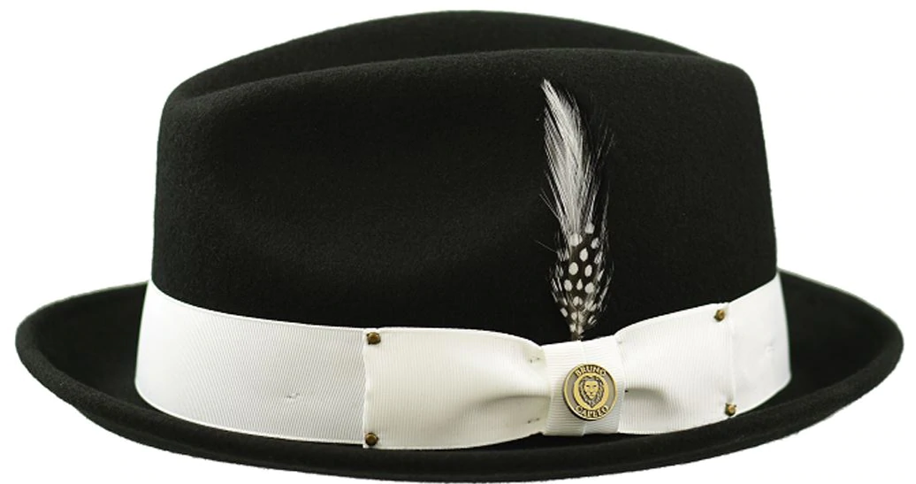 Bruno Capelo Men's Wool Hat - Stingy Fedora Style