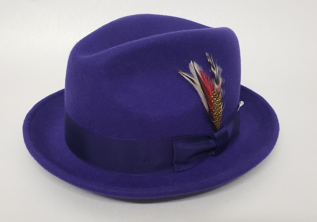 100% Wool Dress Hat - Blues Brothers Style