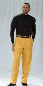 Zacchi Men's Pleated Pants - Classic Style Slacks