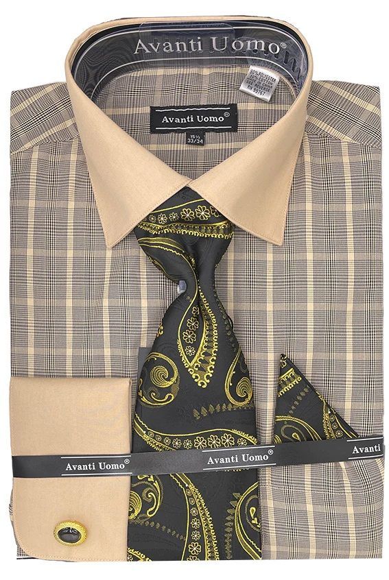 Mens french cuff deals dress shirts discount