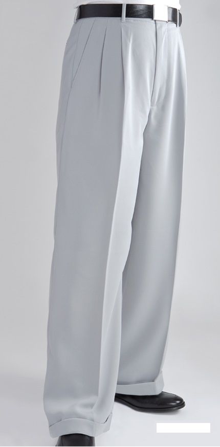 Daniel Ellissa Men's Outlet Wide Leg Pants - Double Pleated