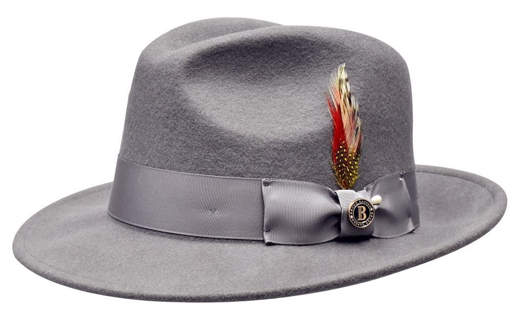 Bruno Capelo Men's Australian Wool Fedora Hat - Untouchable