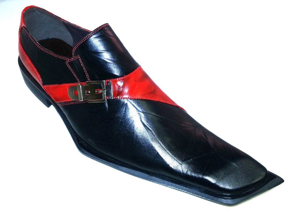 ZOTA Men's Premium Leather Outlet Dress Shoe - Side Buckle