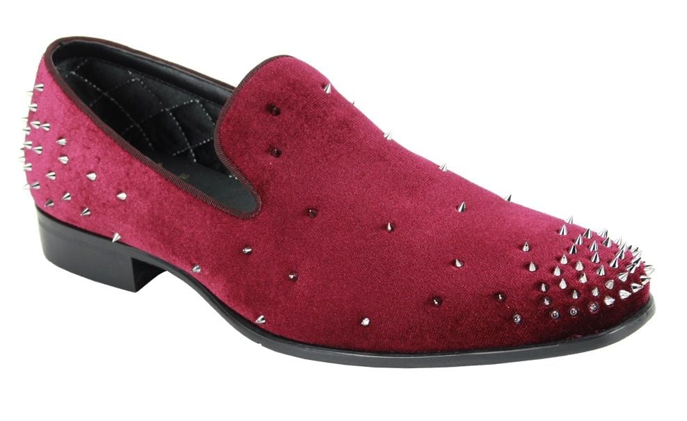 Giovanni Men's Suede Dress Shoe - Spiked Fashion Shoe