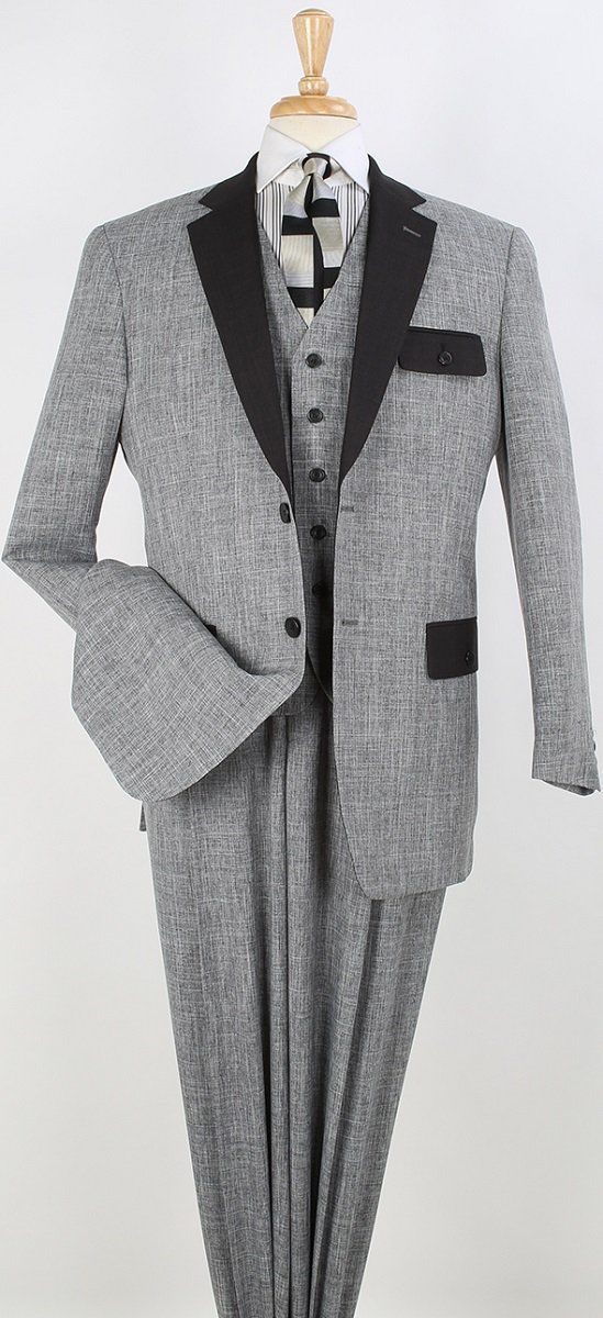 Tony Blake Men's 3 Piece Outlet Fashion Suit - Clearance
