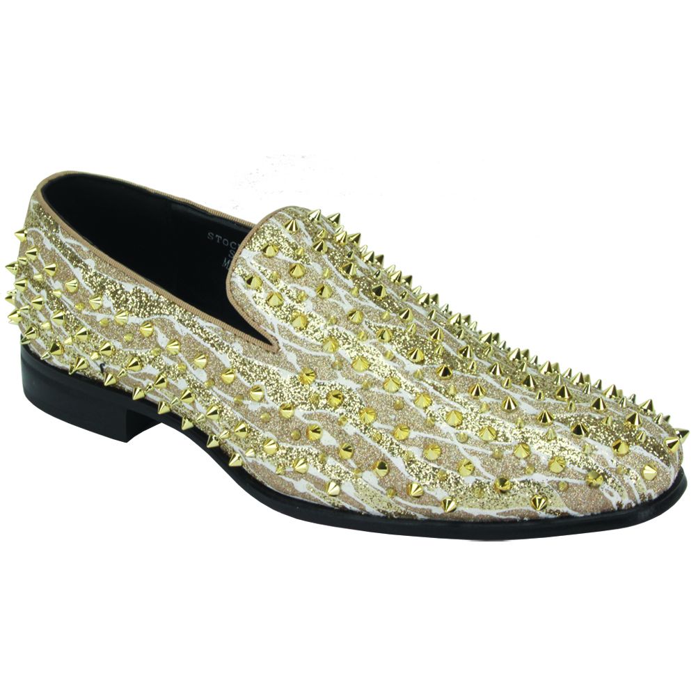 After Midnight Men's Fashion Dress Shoes - Wavy Spikes