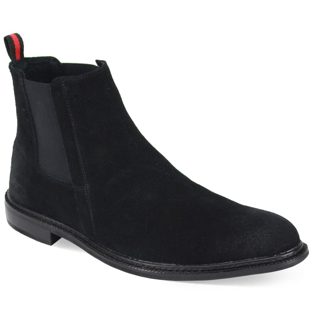 Giovanni Men's Leather Dress Boot - Chelsea Boot