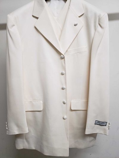 Denzel Men's 3 Piece Fashion Zoot Suit - White / Off-White