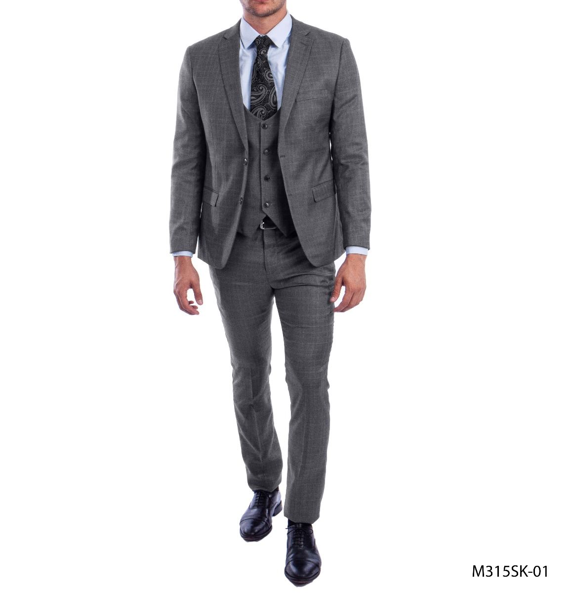 Sean Alexander Men's 3 Piece Executive Suit - U Vest