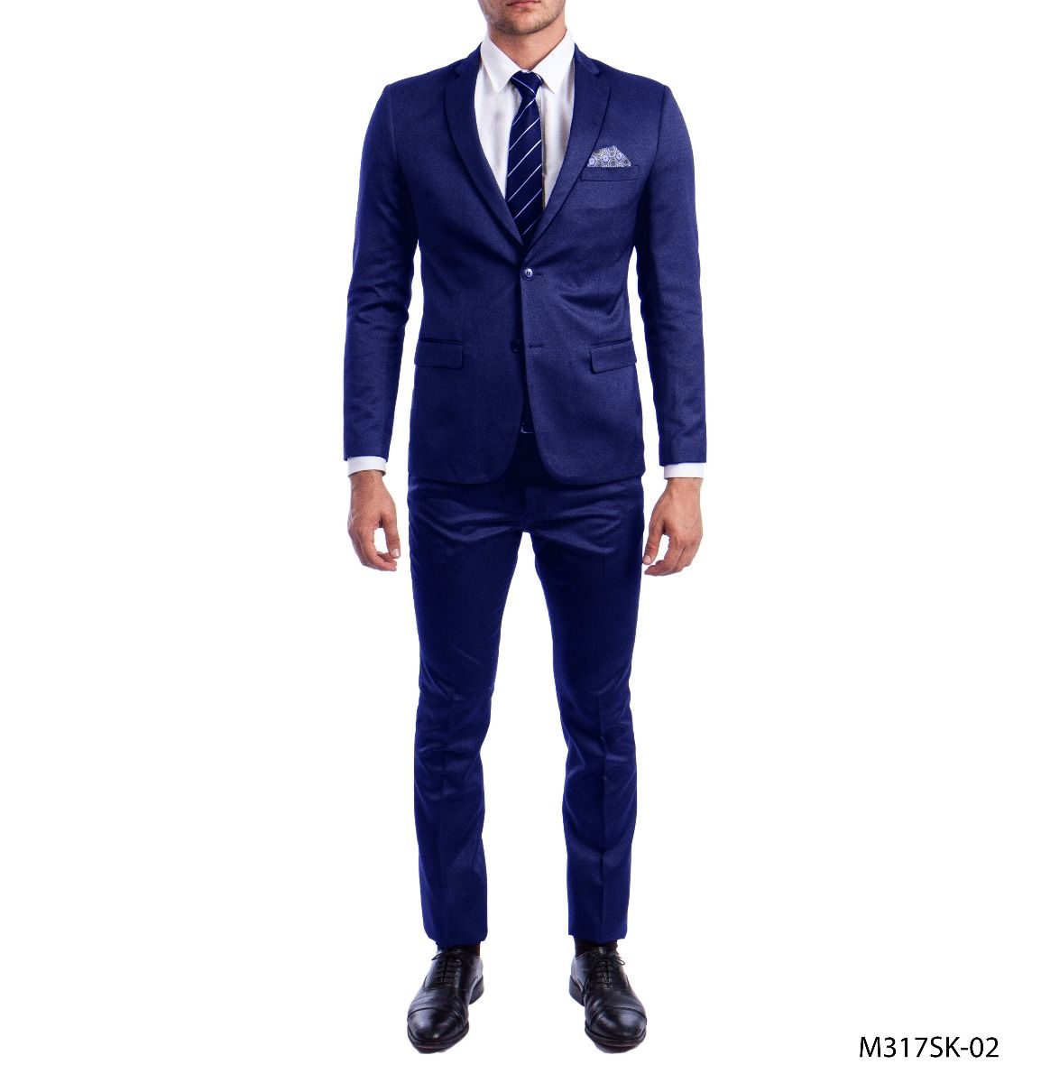 Sean Alexander Men's 2 Piece Skinny Fit Suit - Executive Style